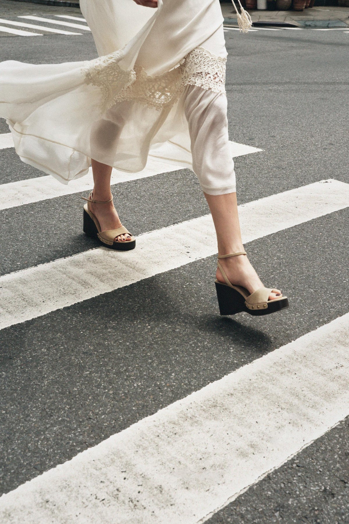 Studded Suede Sandals