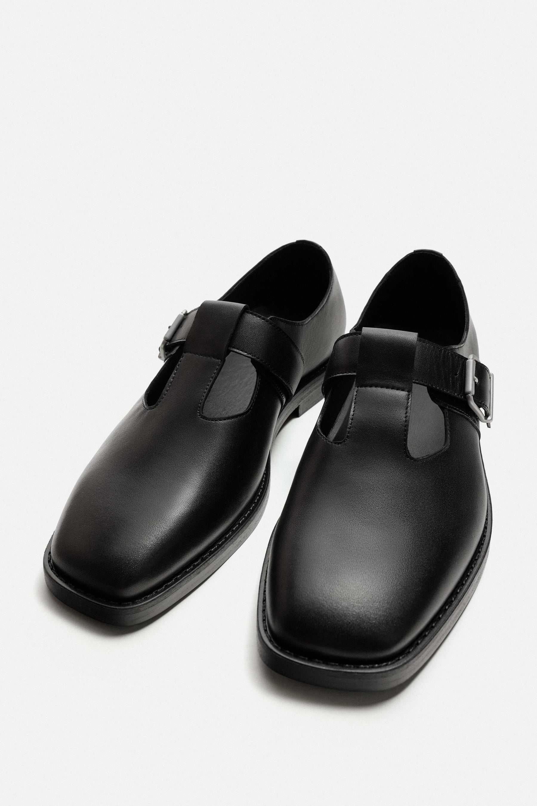 LEATHER BUCKLE SHOES - Image 4