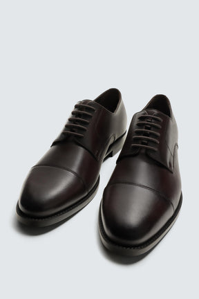 LEATHER DERBY SHOES