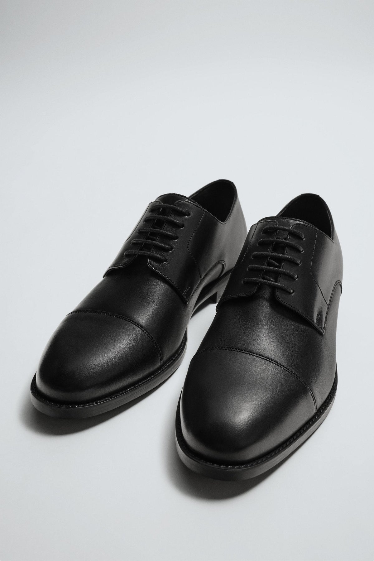 LEATHER DERBY SHOES - Image 2