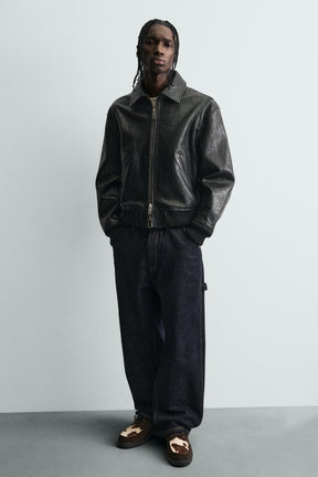 Animal Print Leather Shoes