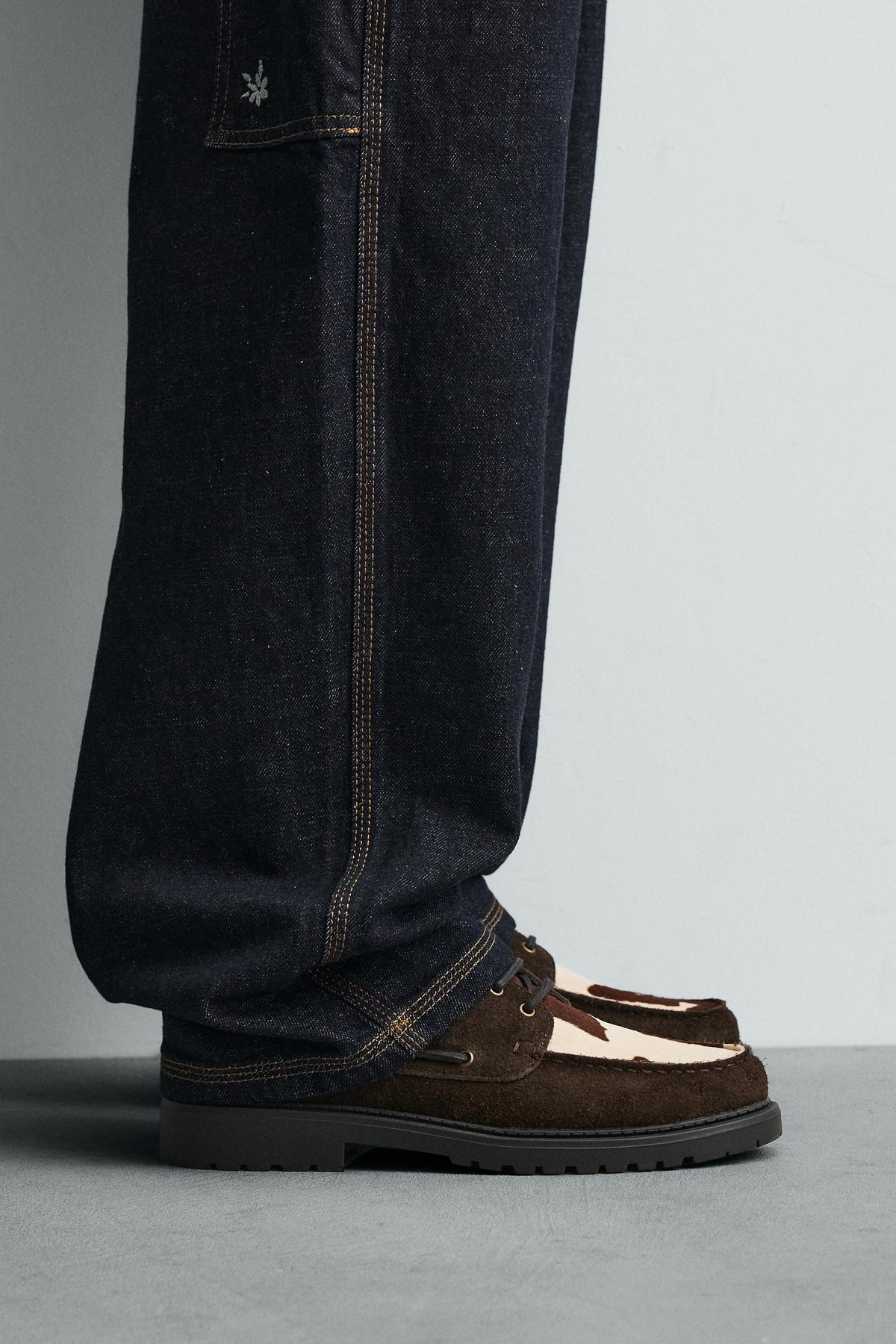 Animal Print Leather Shoes