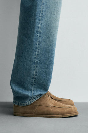 CASUAL LEATHER DECK SHOES - Image 1