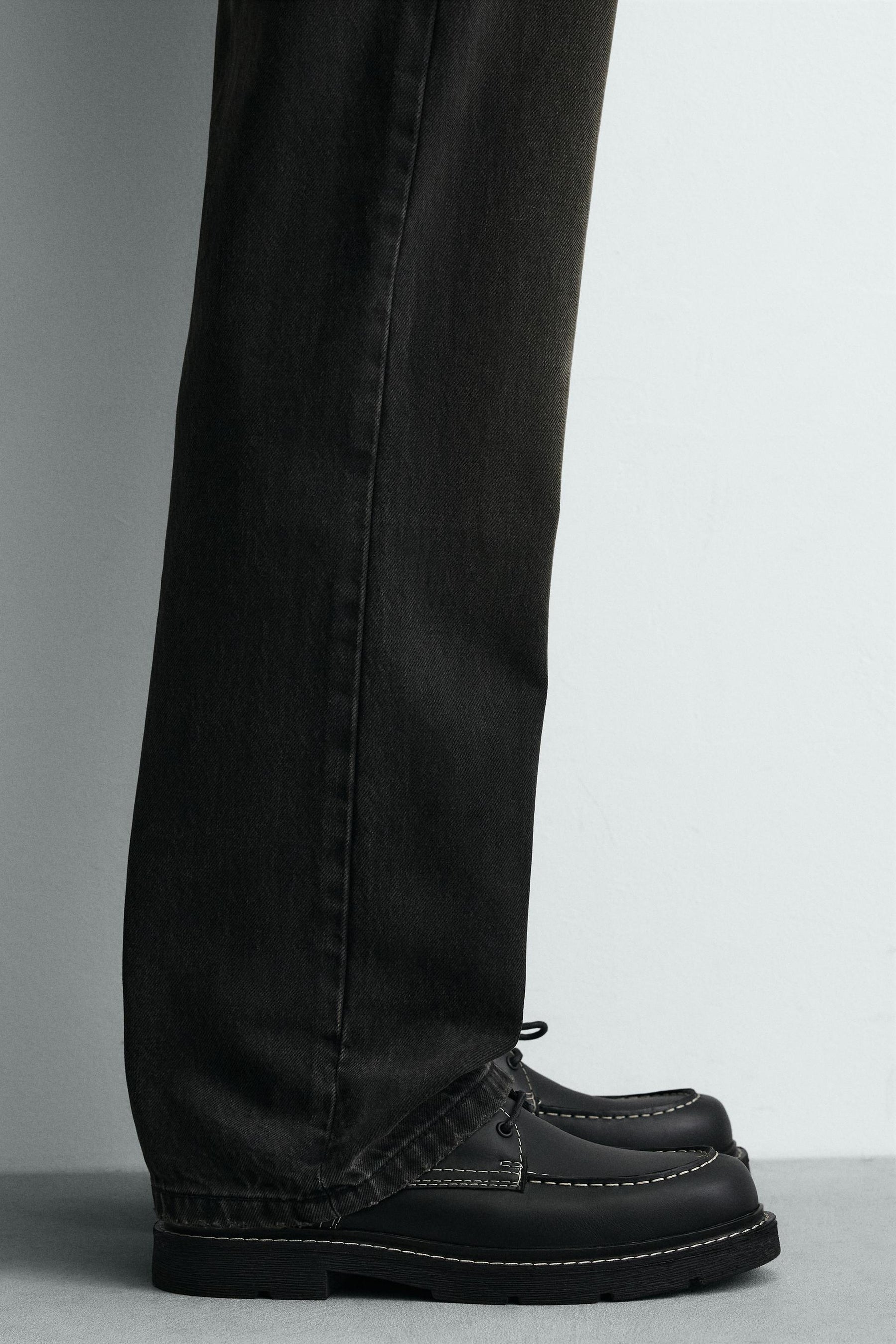 STITCHED LEATHER SHOES - Image 1