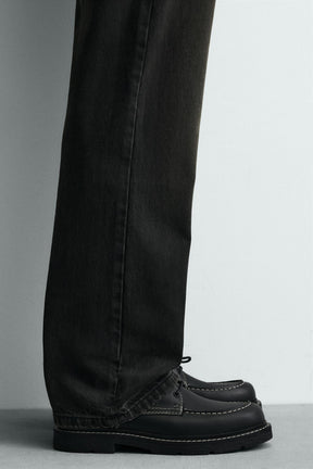 STITCHED LEATHER SHOES - Image 1