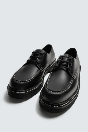 STITCHED LEATHER SHOES - Image 5