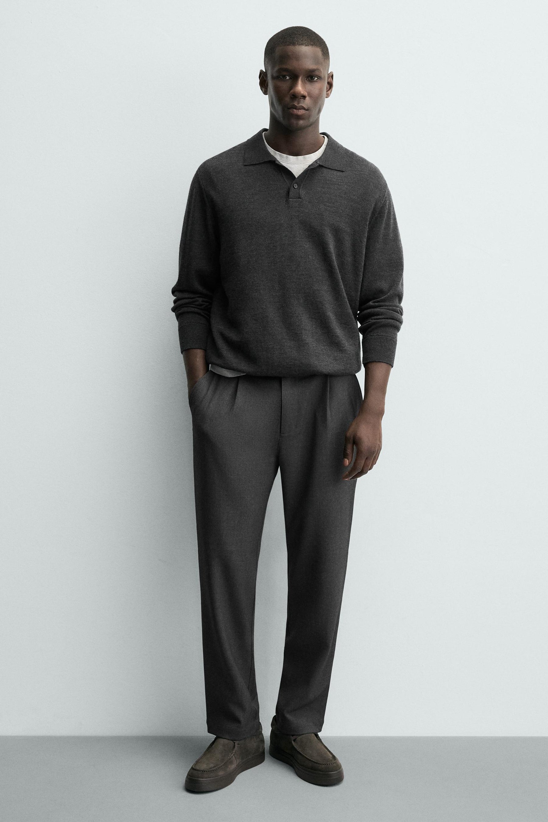 LEATHER MOC TOE SHOES - Image 2