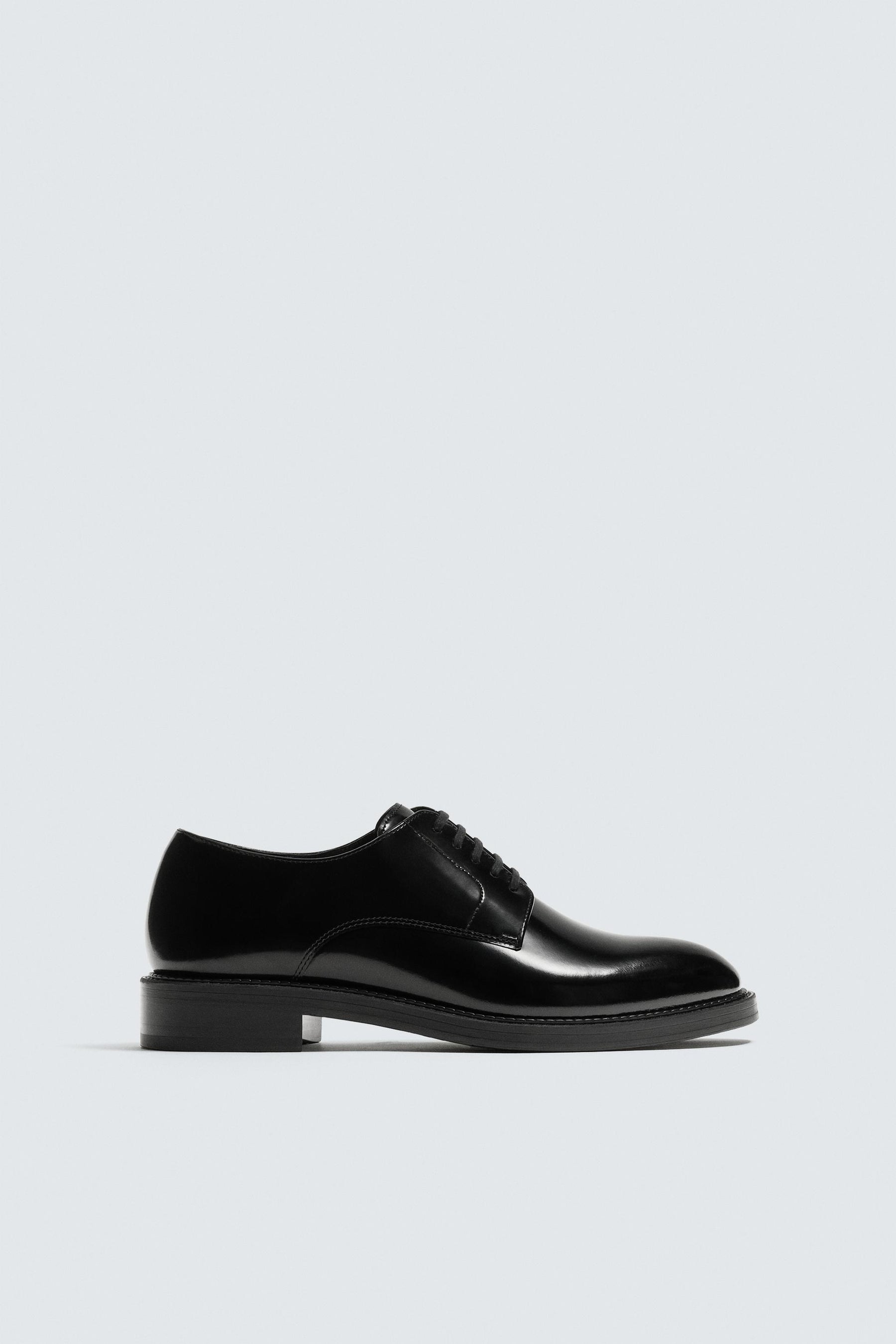 LEATHER DERBY SHOES - Image 4