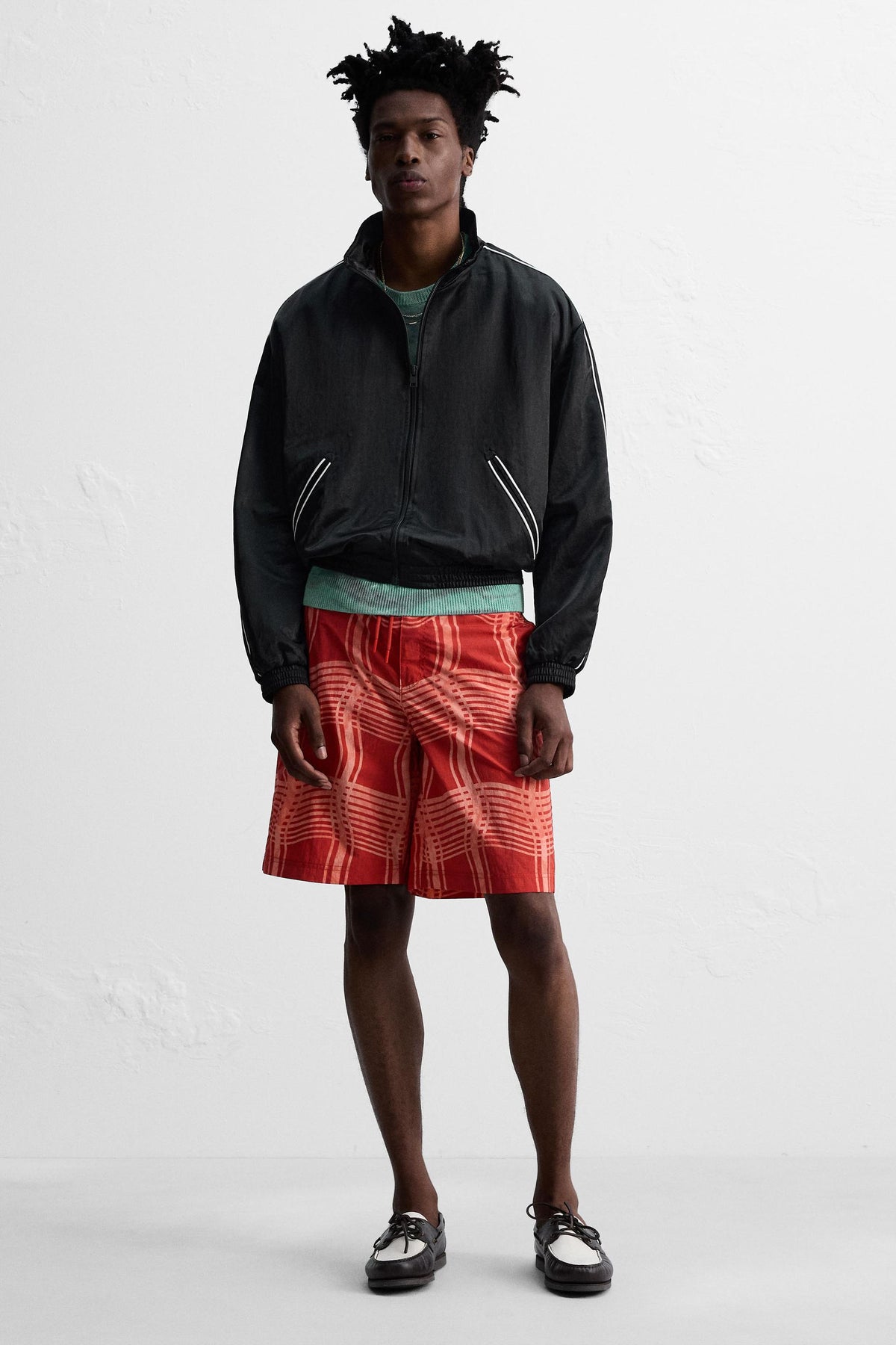 LEATHER DECK SHOES - Image 1