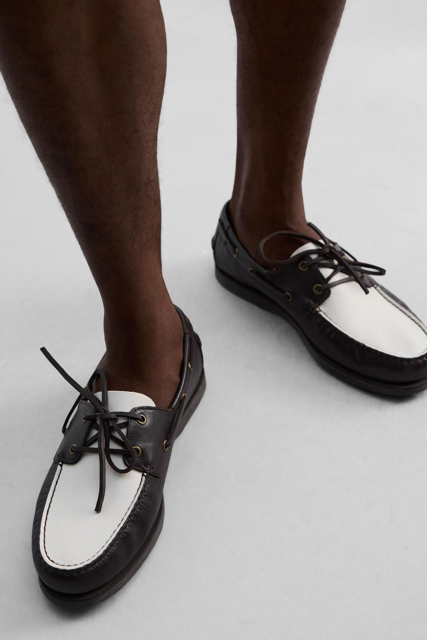 LEATHER DECK SHOES - Image 3