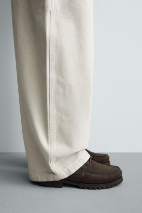 LEATHER DECK SHOES - Image 2