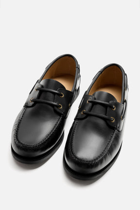 LEATHER DECK SHOES