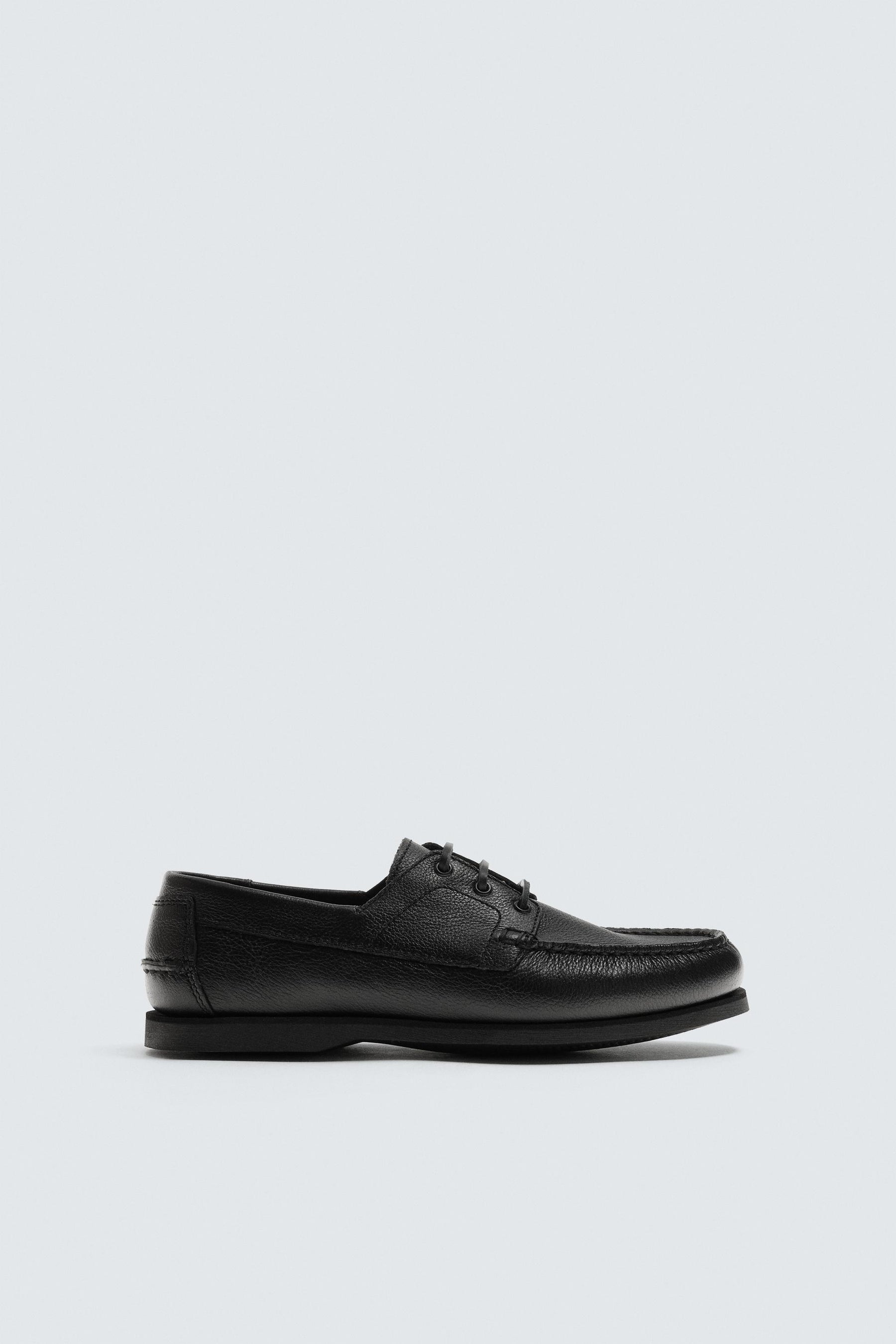 LEATHER DECK SHOES - Image 5