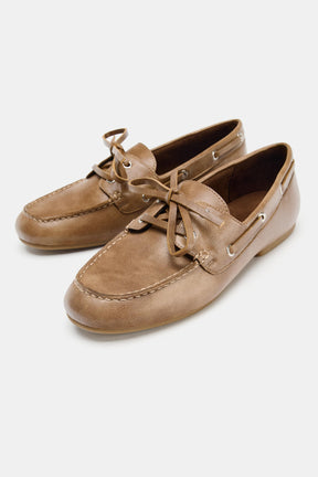 Lace-up Flat Shoes