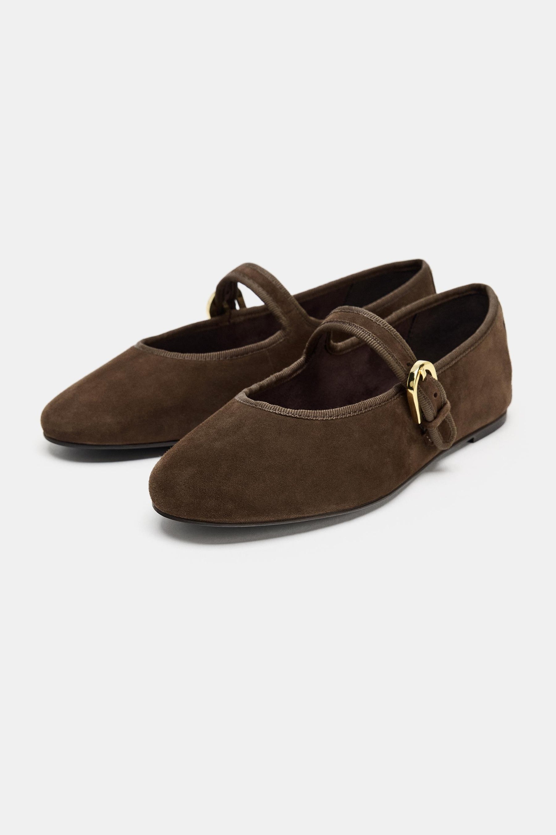 Suede Ballet Flats