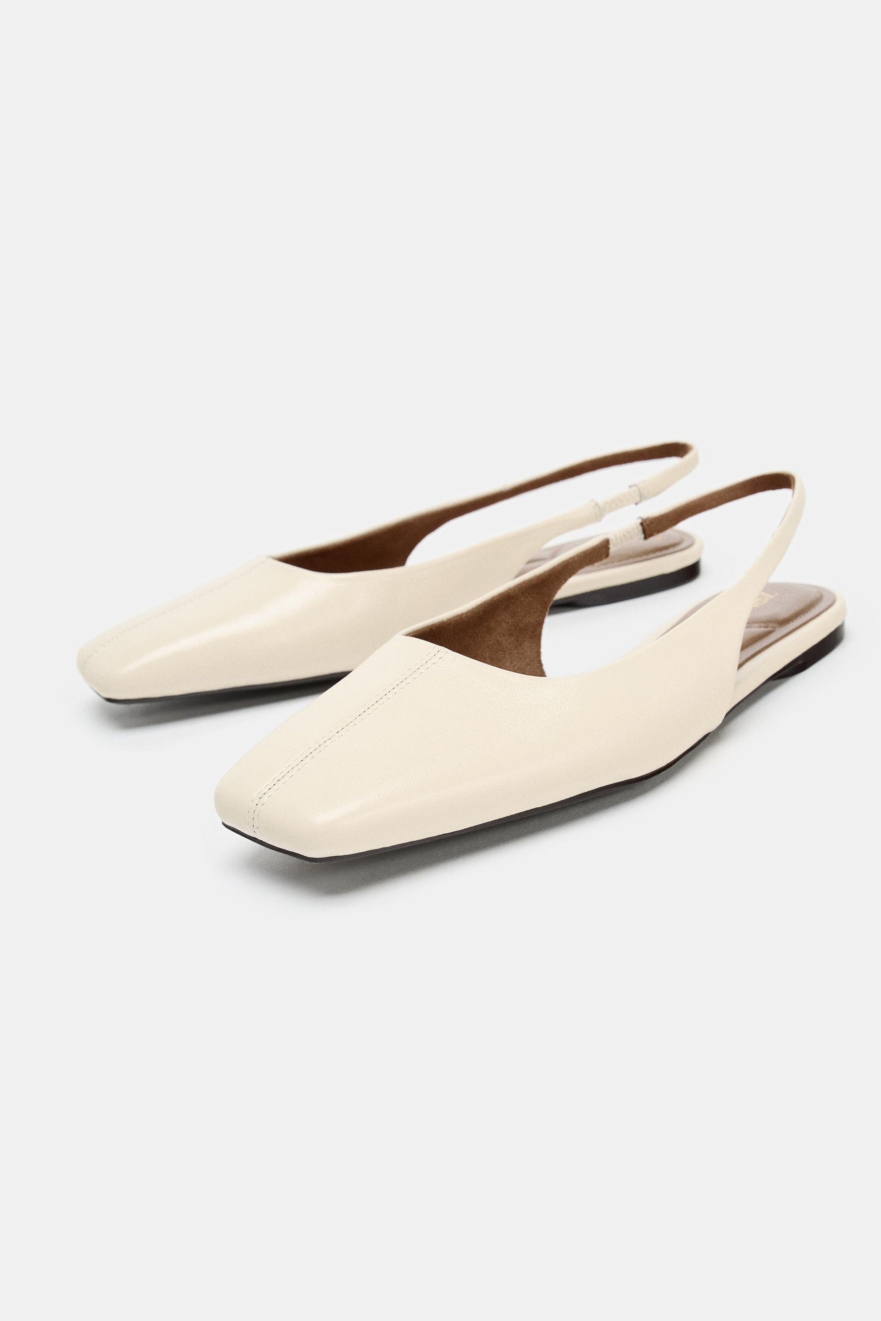 Leather Ballerina Shoes