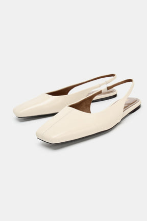 Leather Ballerina Shoes