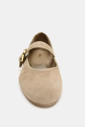 Suede Ballet Flats