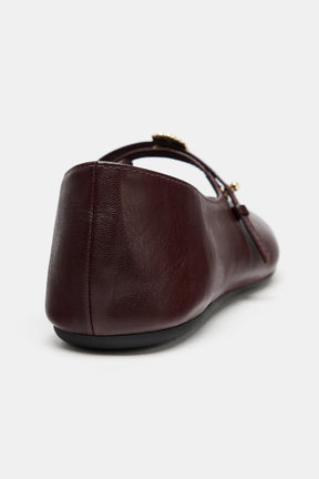 SOFT LEATHER BALLET FLATS