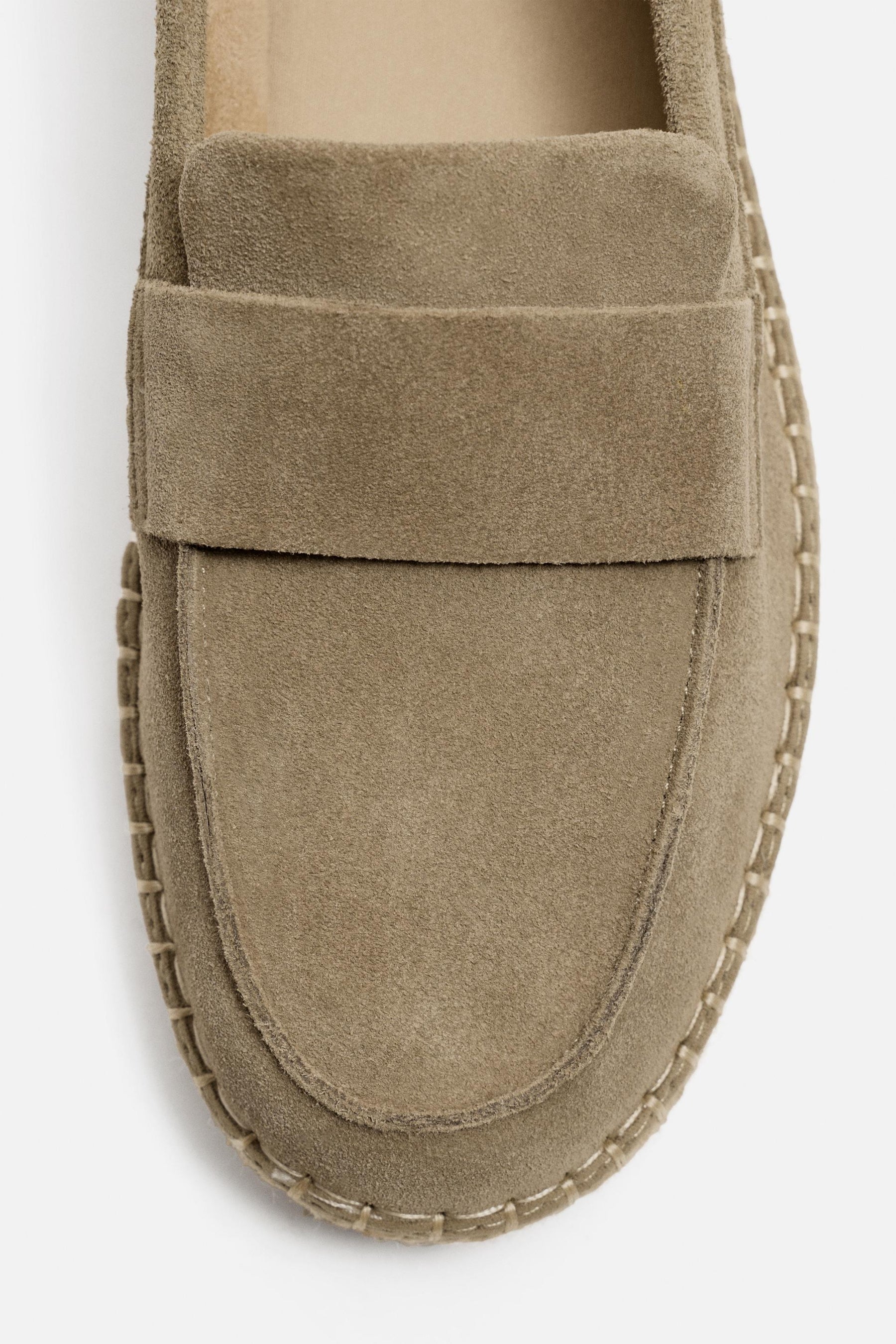 LEATHER MOCCASIN ESPADRILLES - Image 5