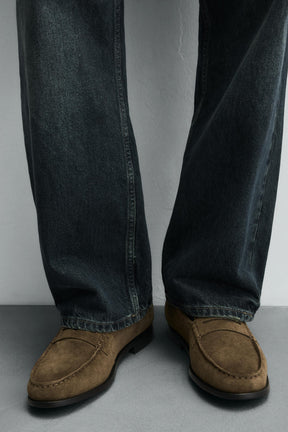 LEATHER PENNY LOAFERS