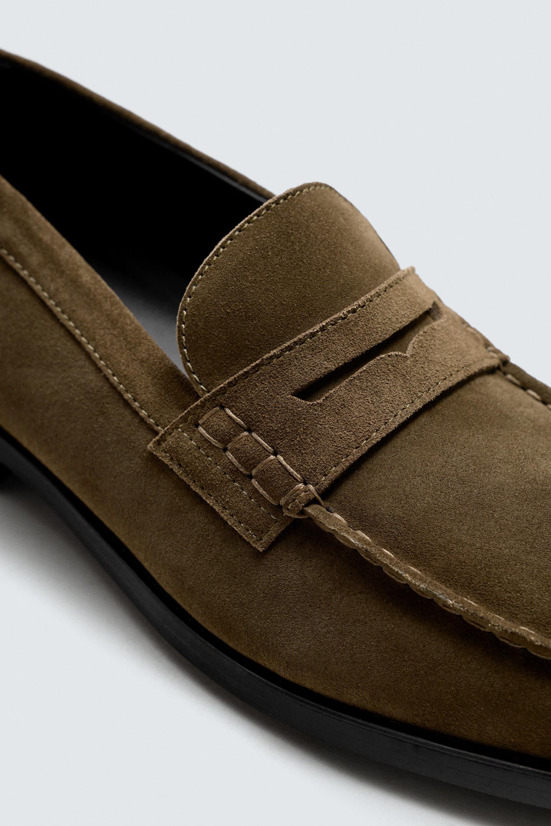 LEATHER PENNY LOAFERS