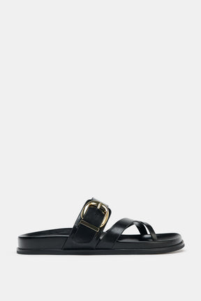 Buckled Flat Sandals