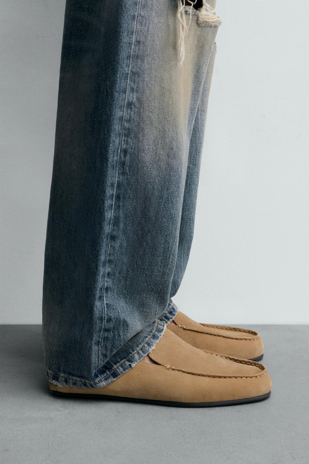 LEATHER LOAFERS - Image 1