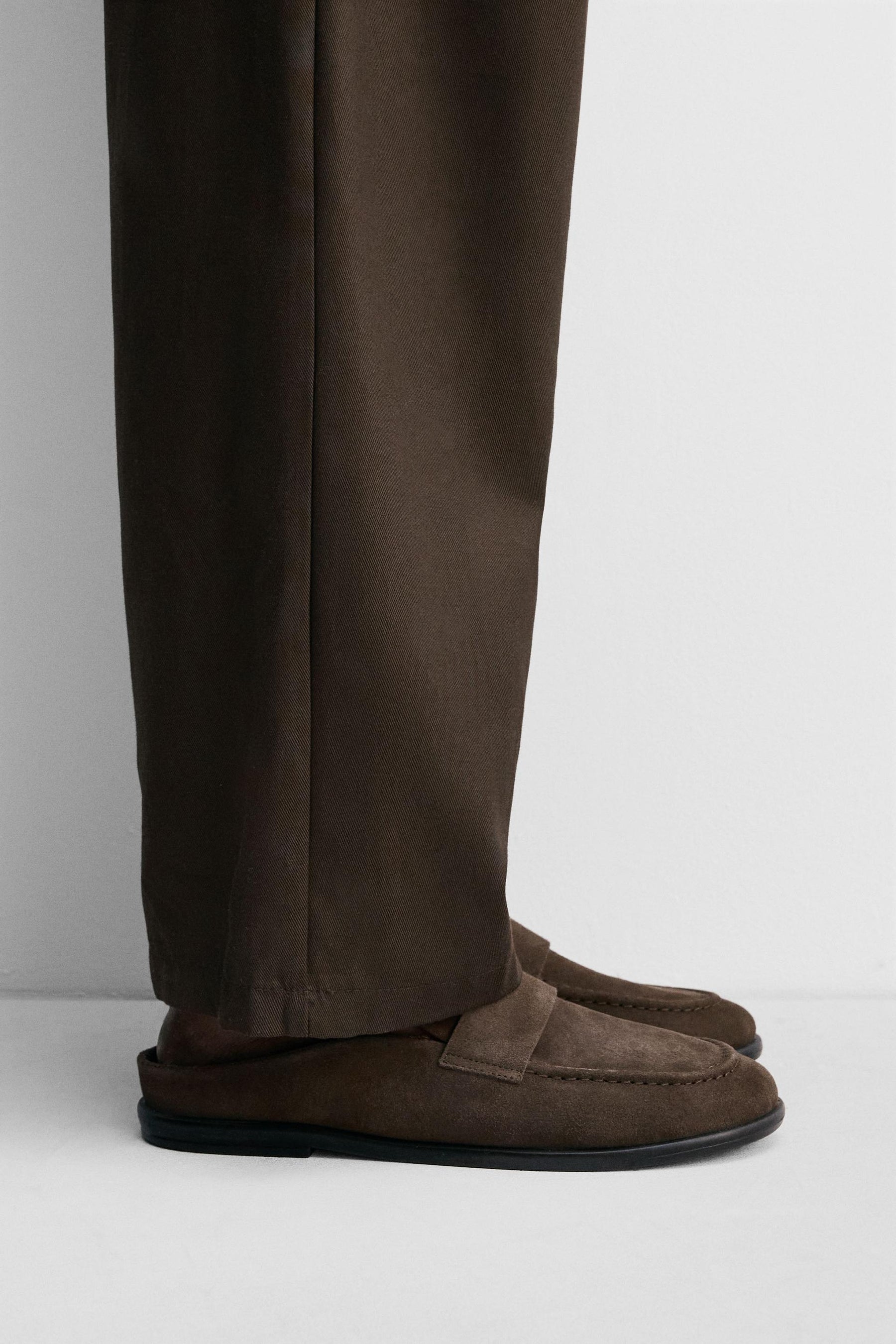 LEATHER MULE LOAFERS - Image 1