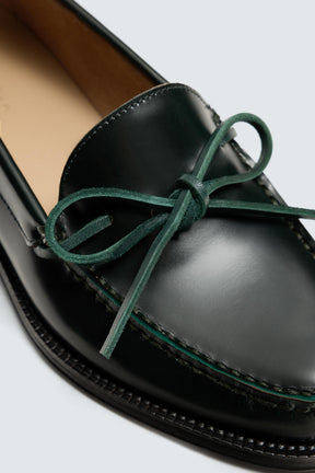 LEATHER BOW LOAFERS - Image 6