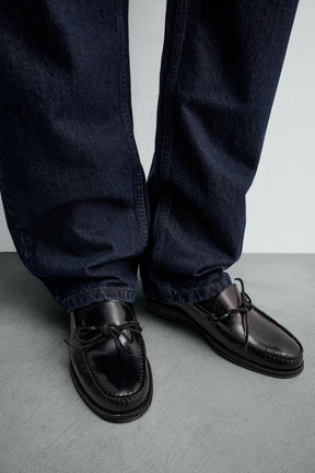 LEATHER BOW LOAFERS - Image 3