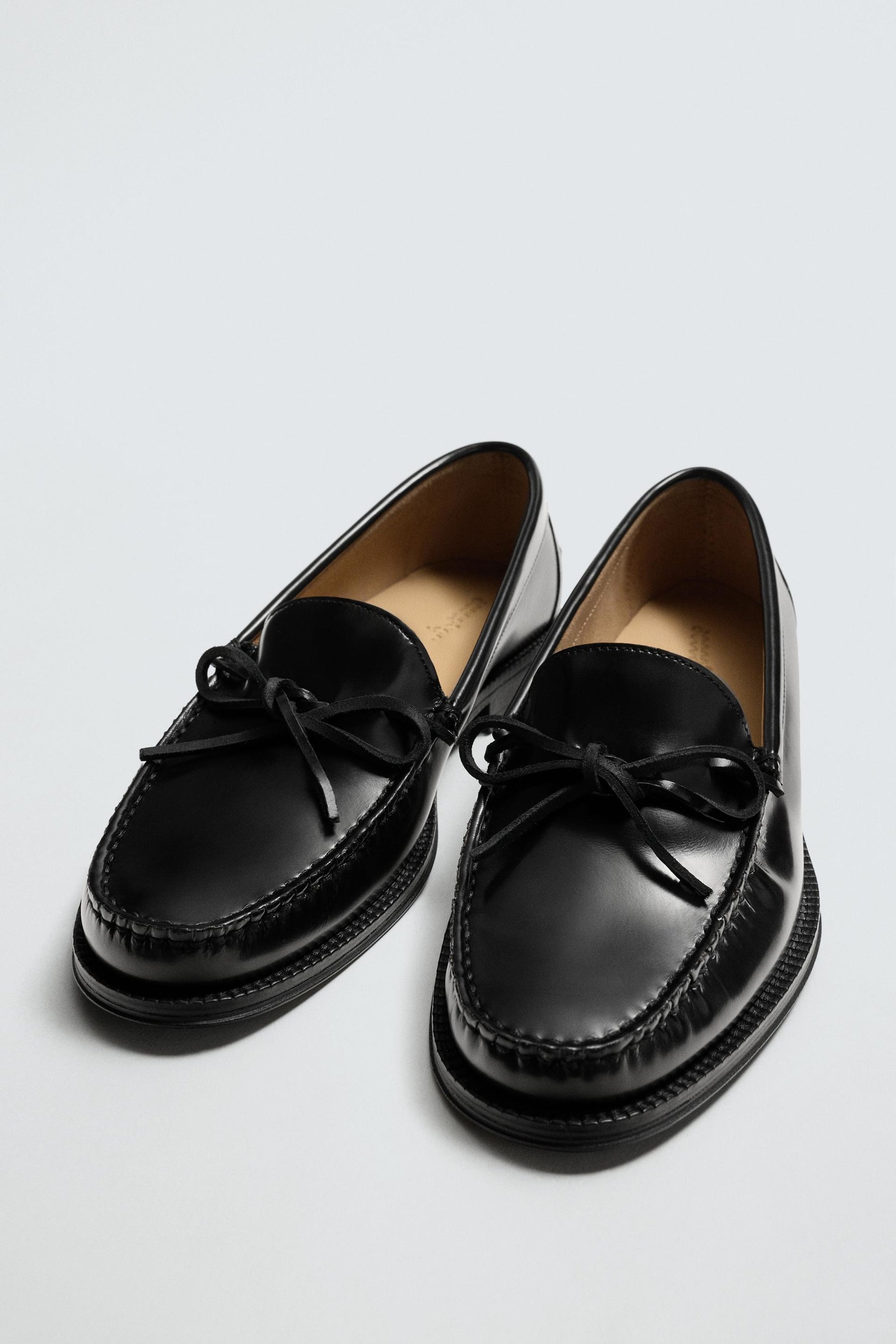 LEATHER BOW LOAFERS - Image 5