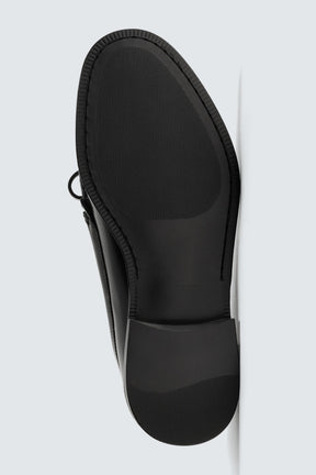 LEATHER BOW LOAFERS - Image 7