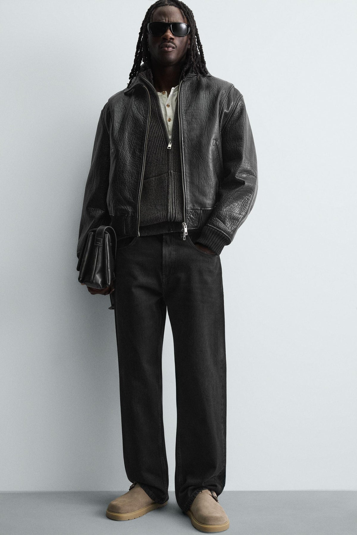 LEATHER BUCKLE CLOGS - Image 2