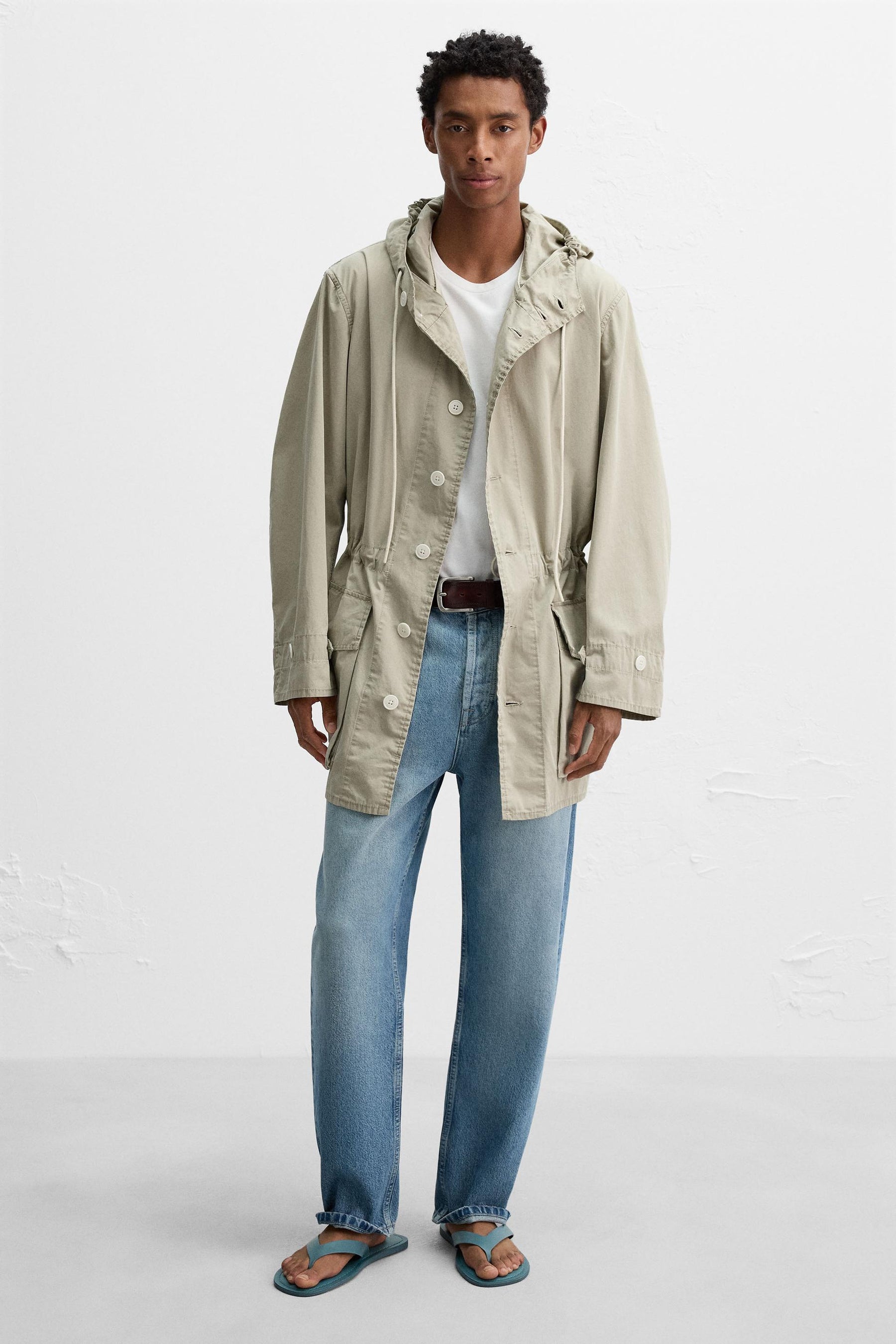 STRAPPY LEATHER SANDALS - Image 1