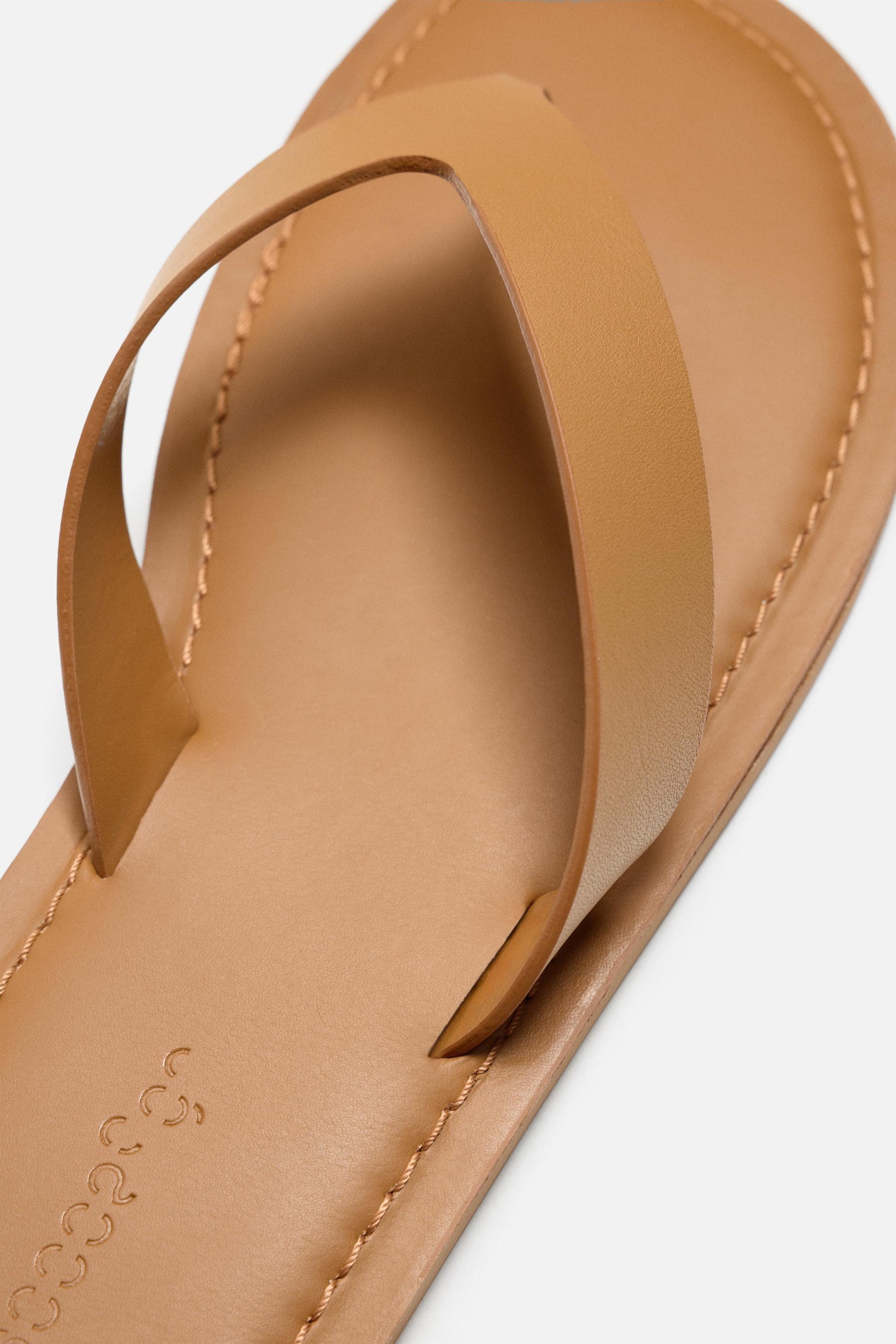 STRAPPY LEATHER SANDALS - Image 5