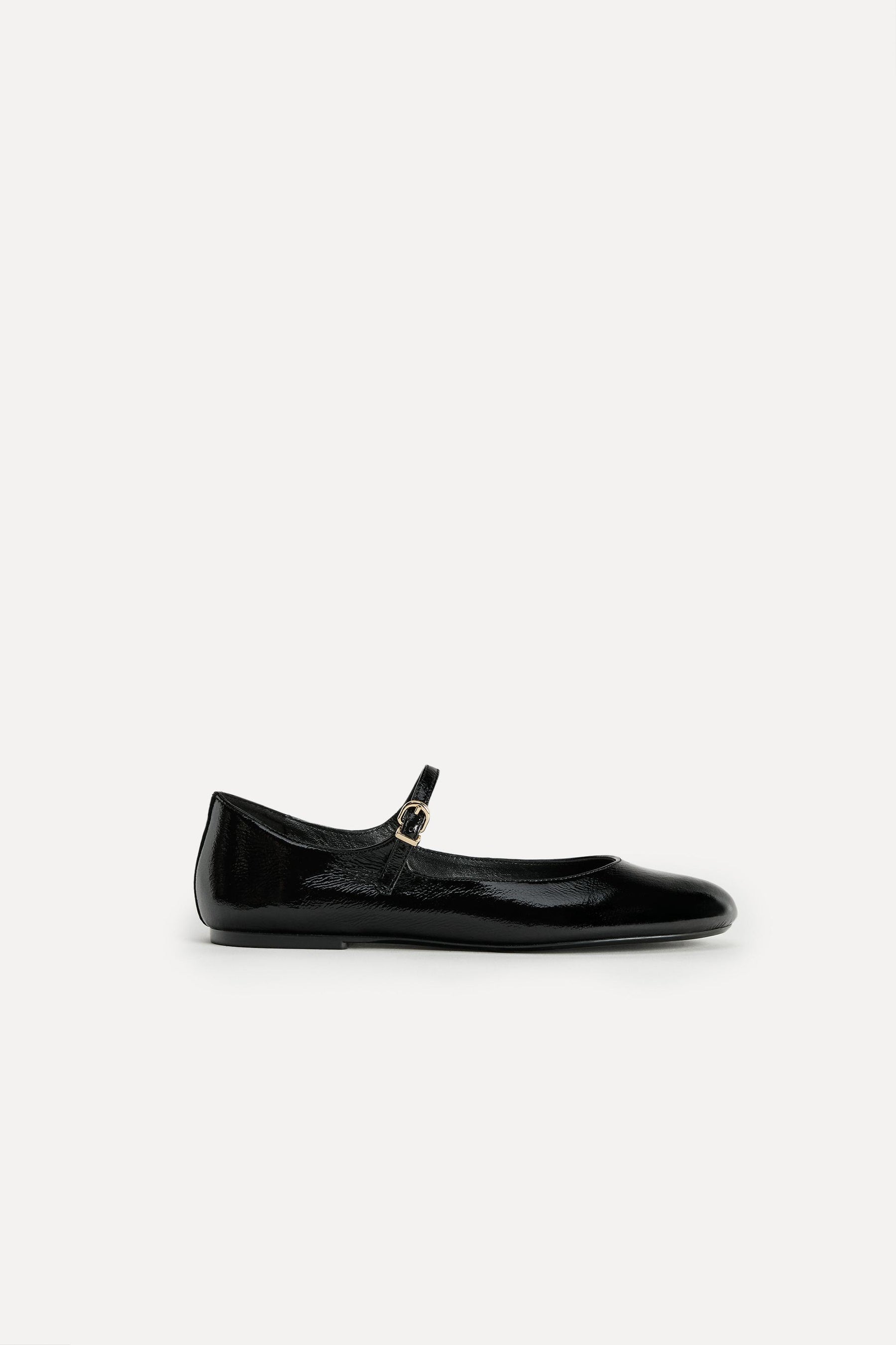 LEATHER BALLET FLATS