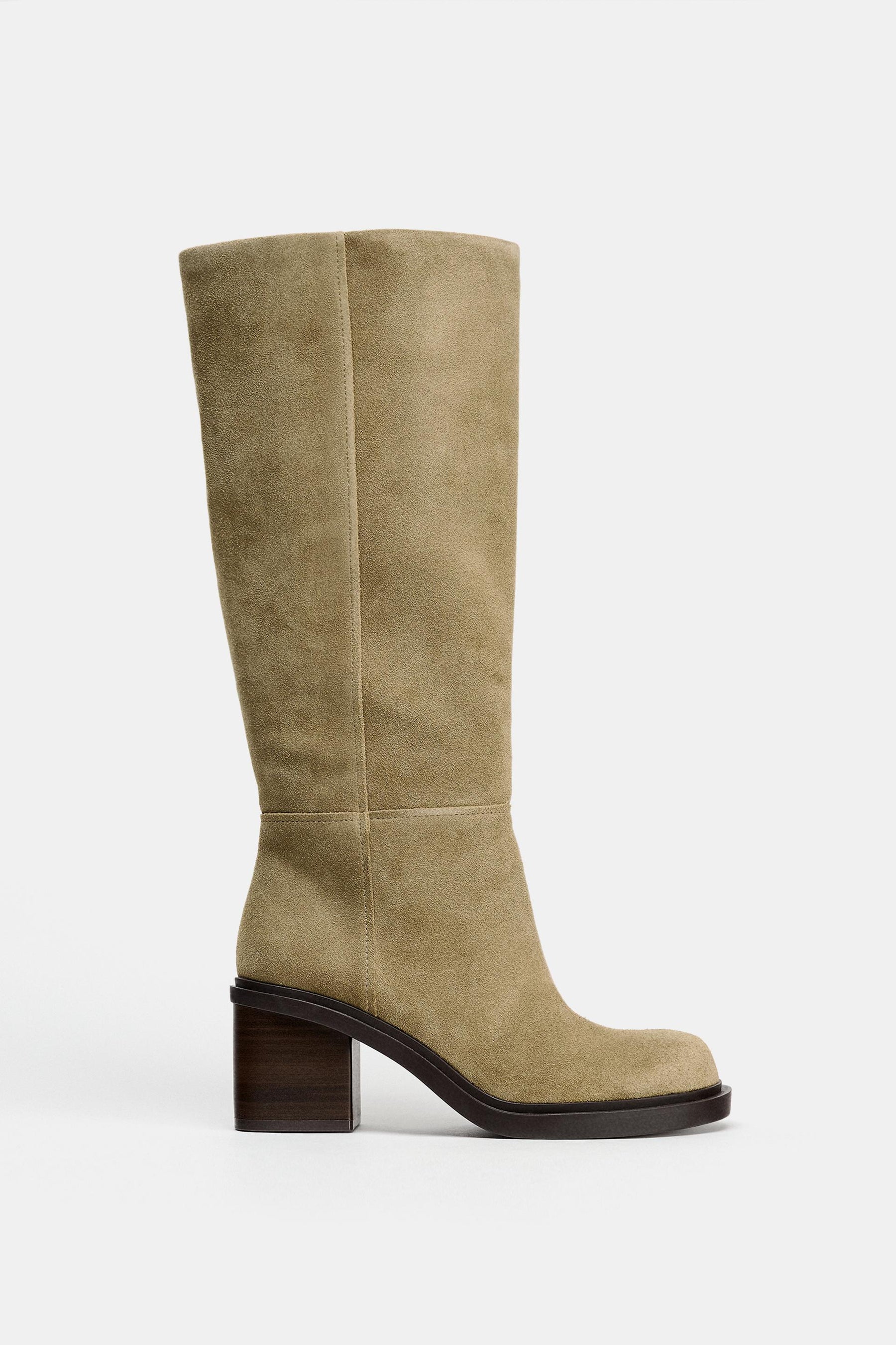 Suede Heeled Boots
