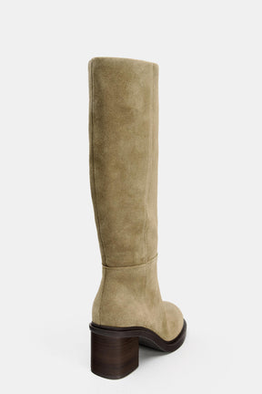 Suede Heeled Boots