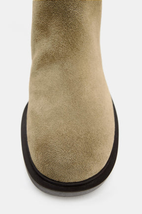 Suede Heeled Boots
