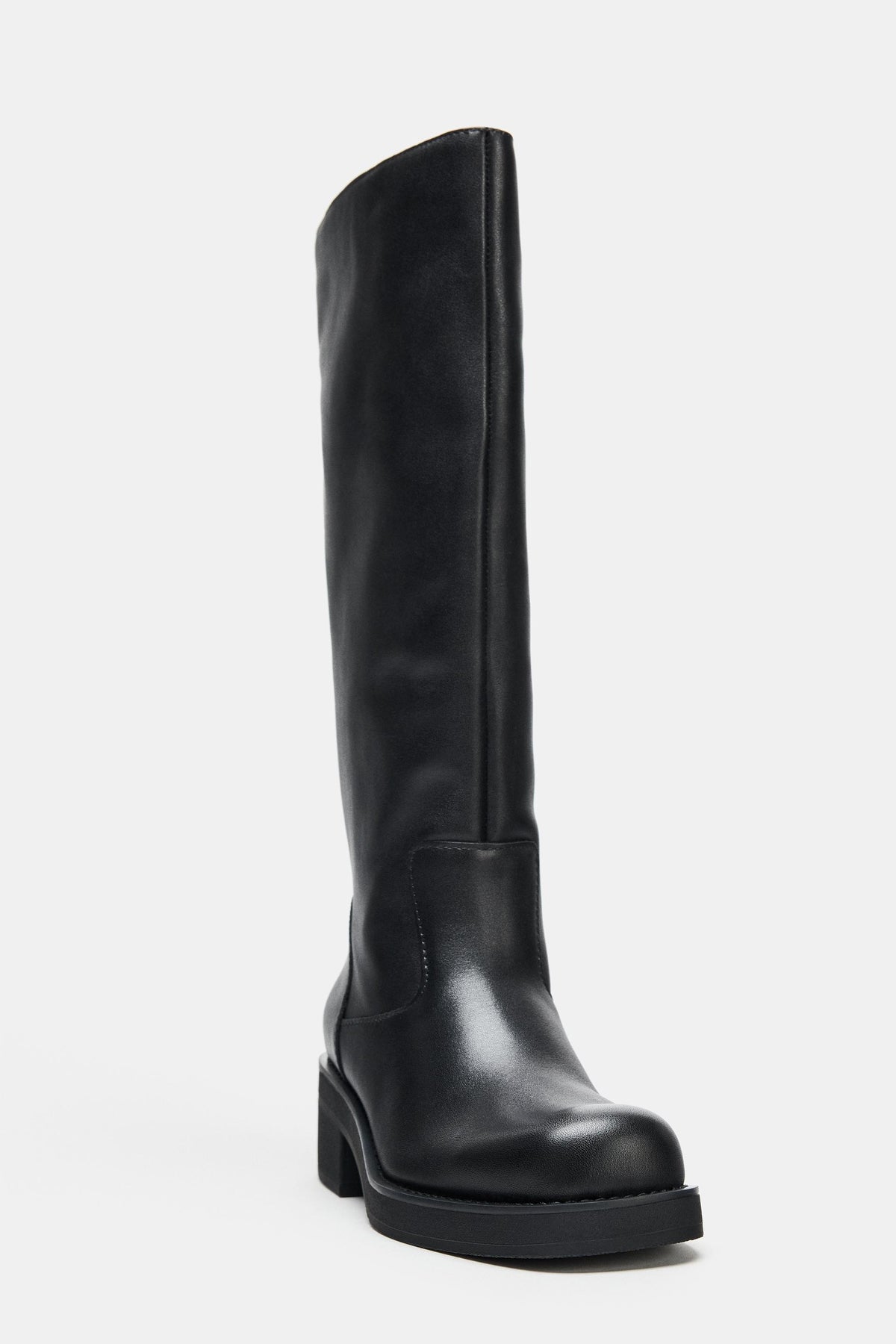 Water-repellent knee-high boots