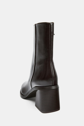Block Heel Ankle Boots