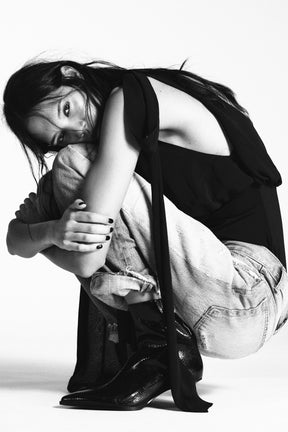 EMBOSSED ANKLE BOOTS