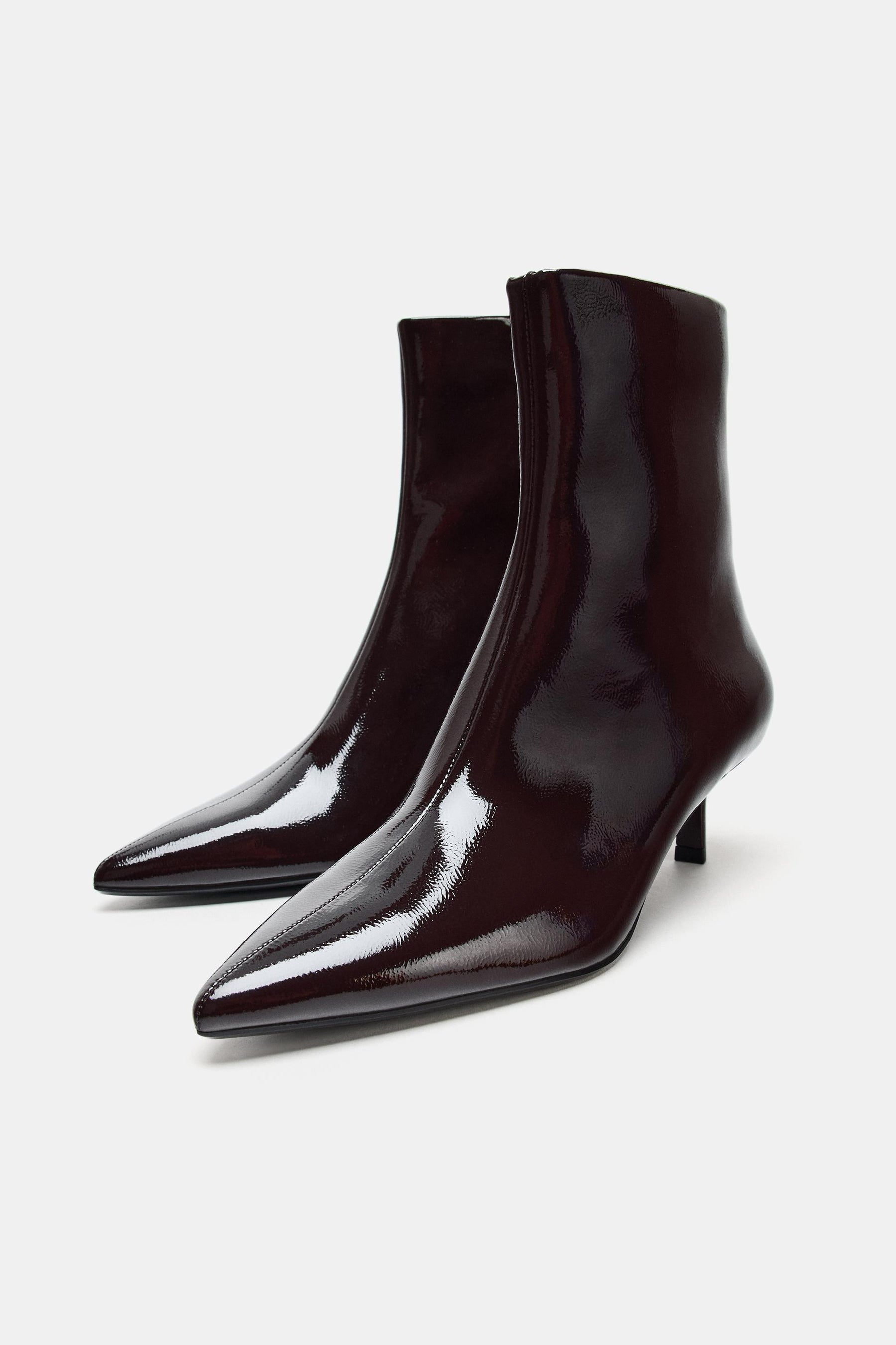 Kitten heel ankle boots