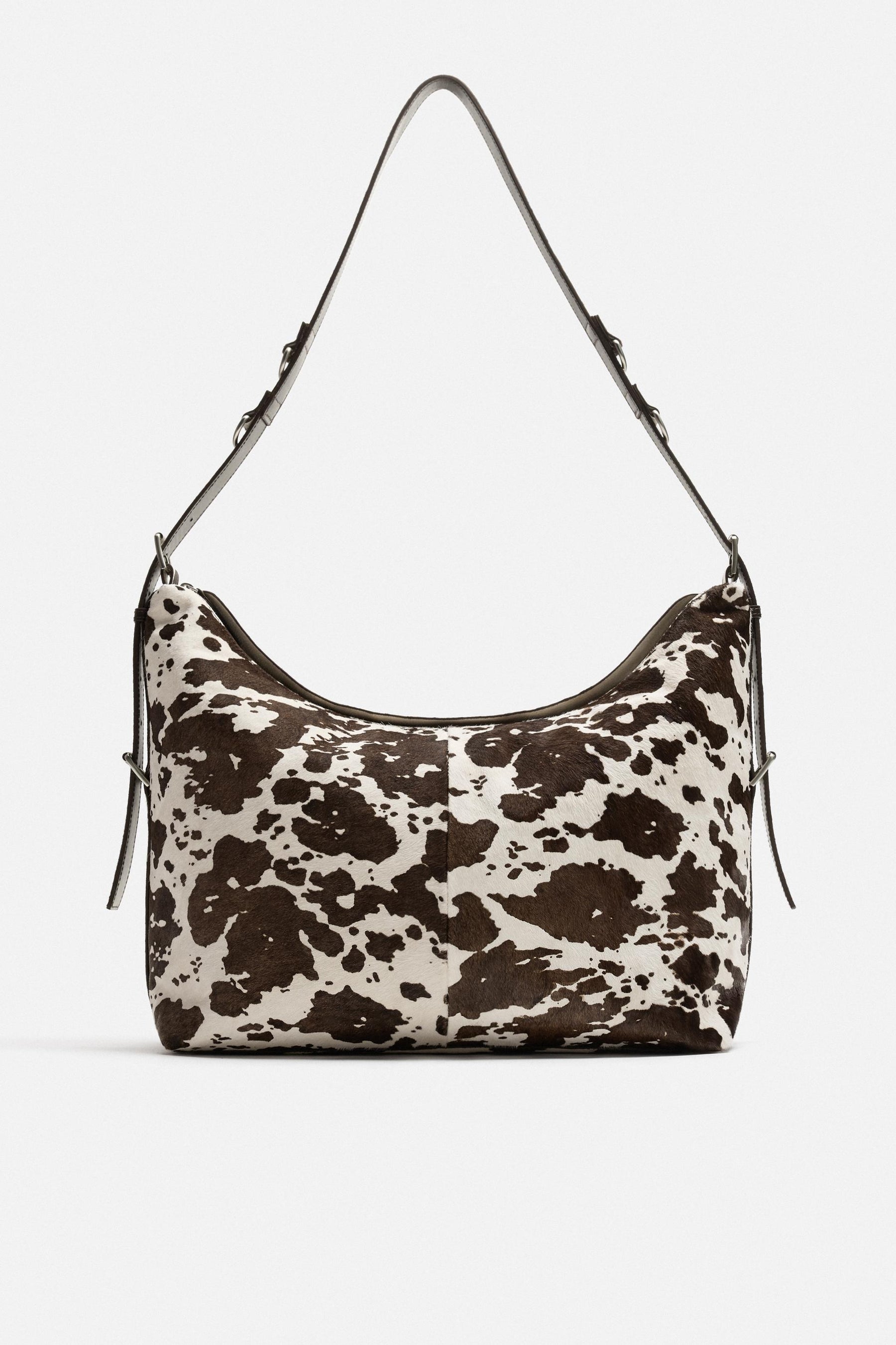 ANIMAL PRINT LEATHER TOTE BAG - Image 1