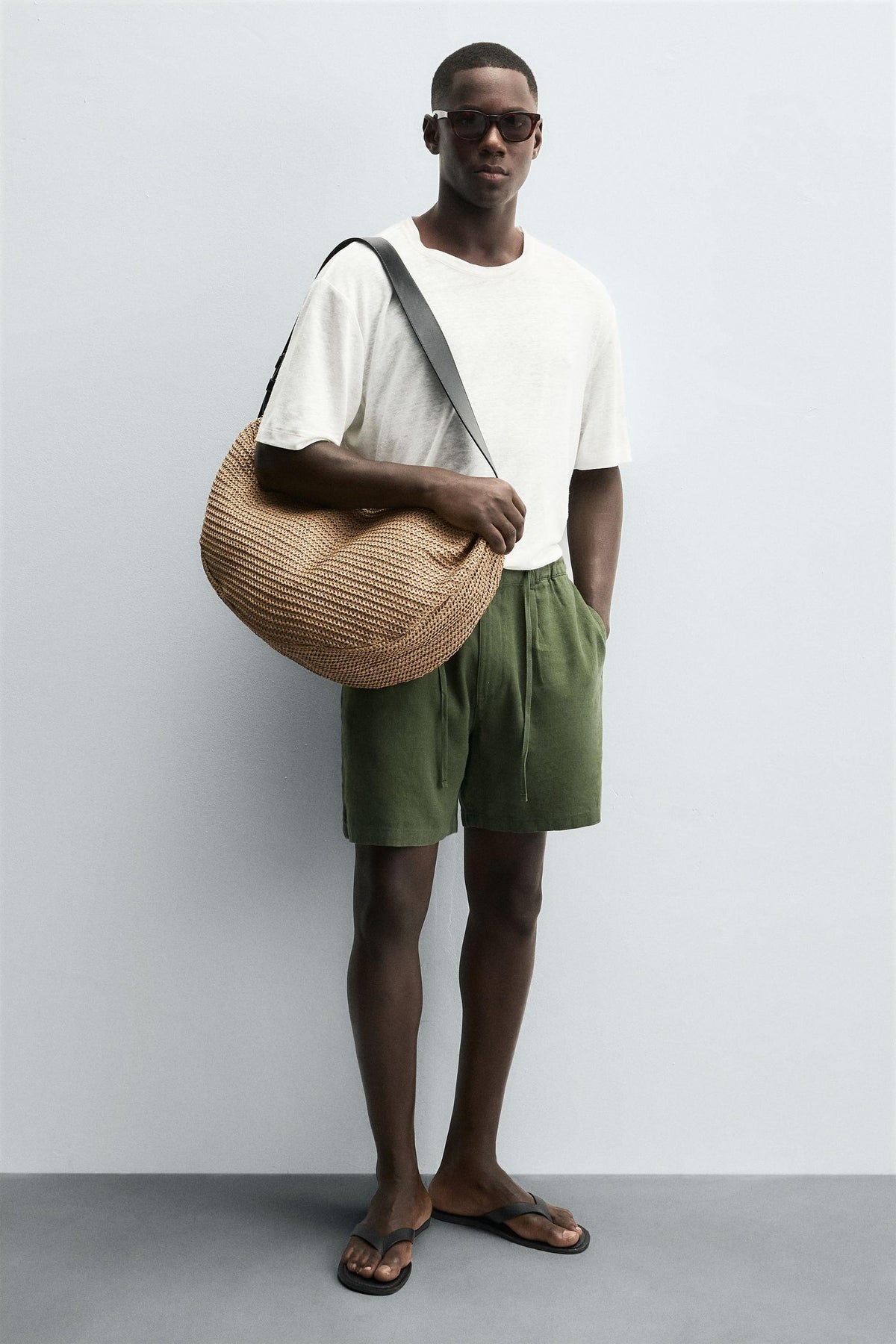 BRAIDED SHOULDER BAG