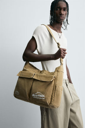 FABRIC SHOULDER BAG - Image 1