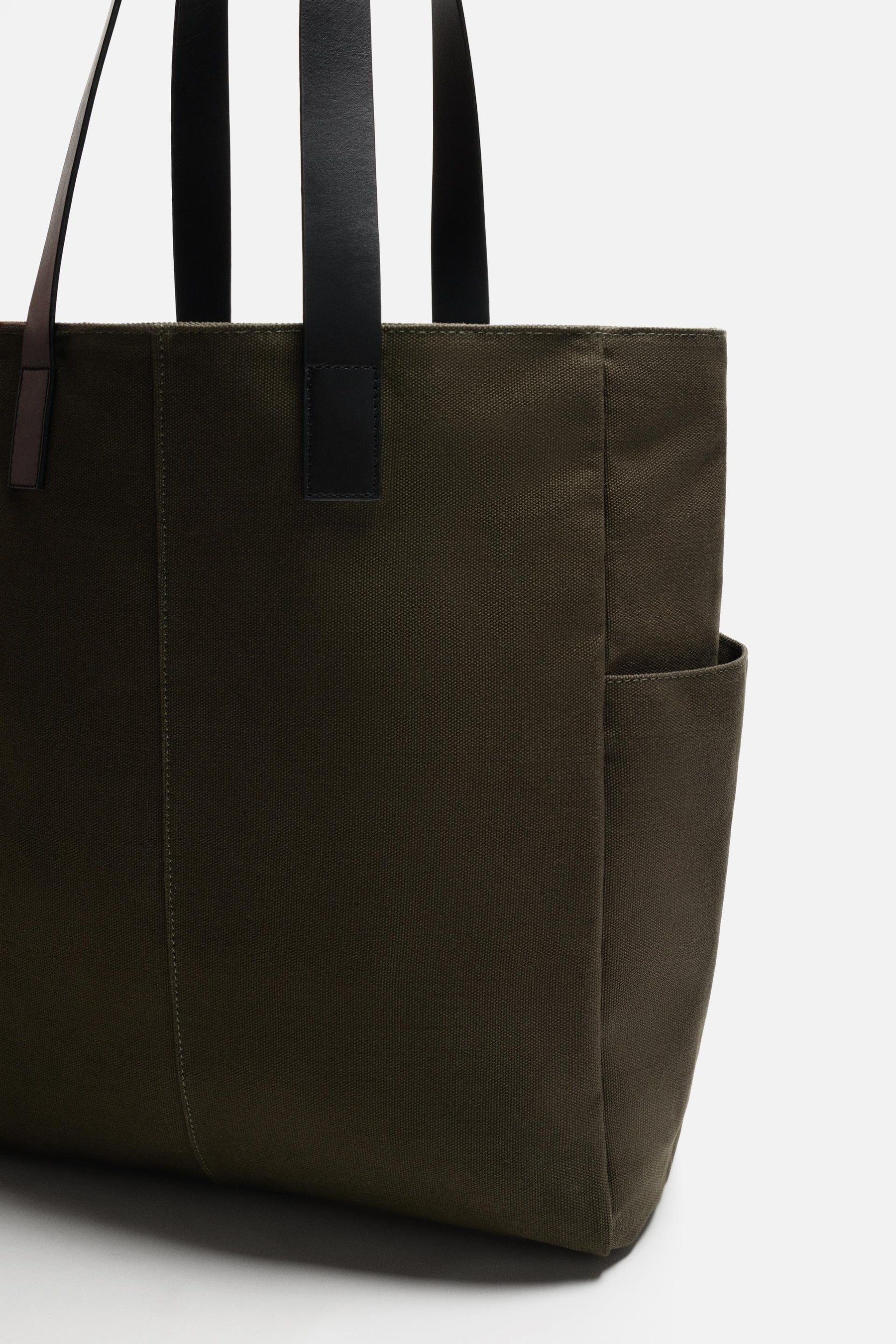 WOVEN SHOPPER BAG - Image 3