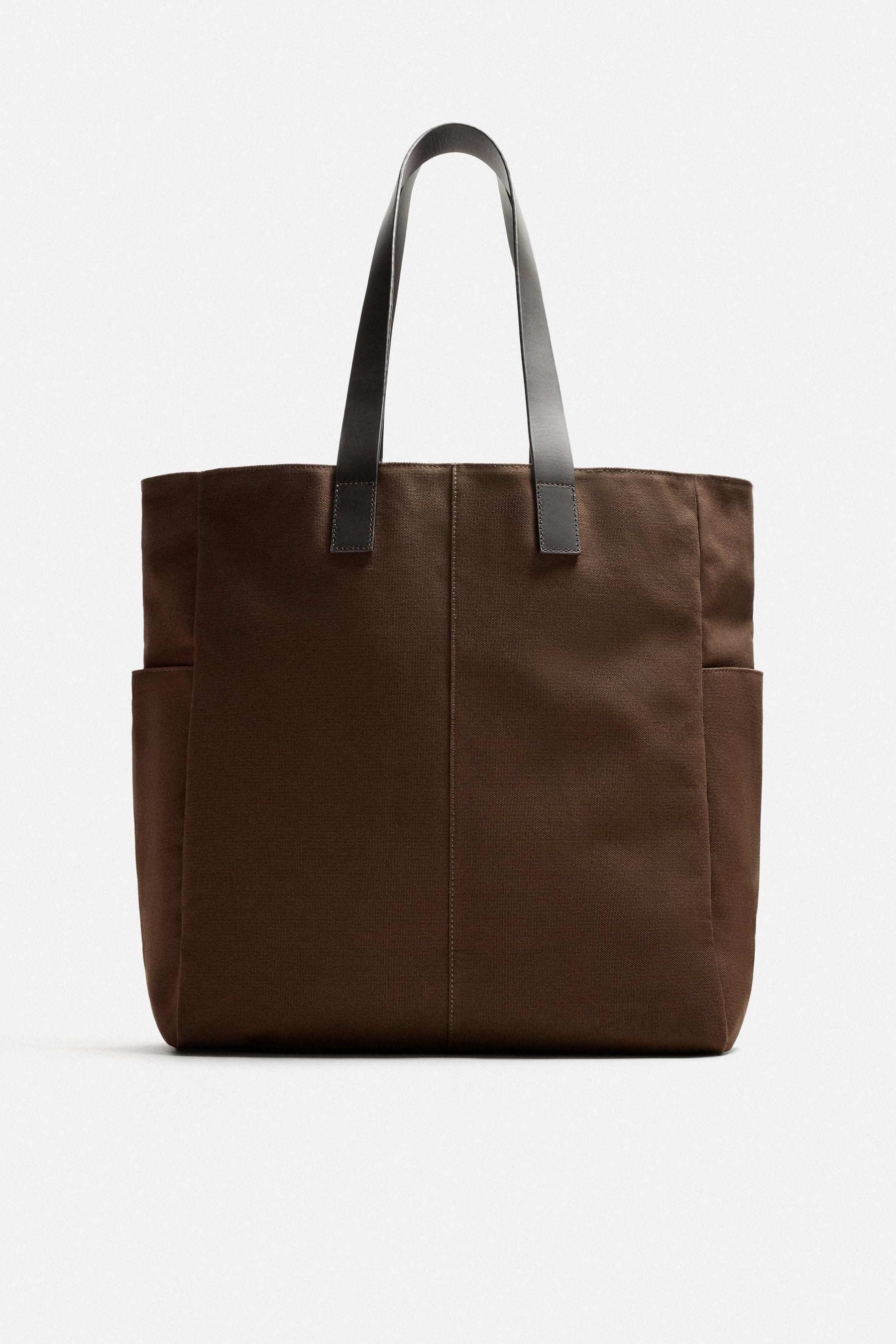 WOVEN SHOPPER BAG - Image 1