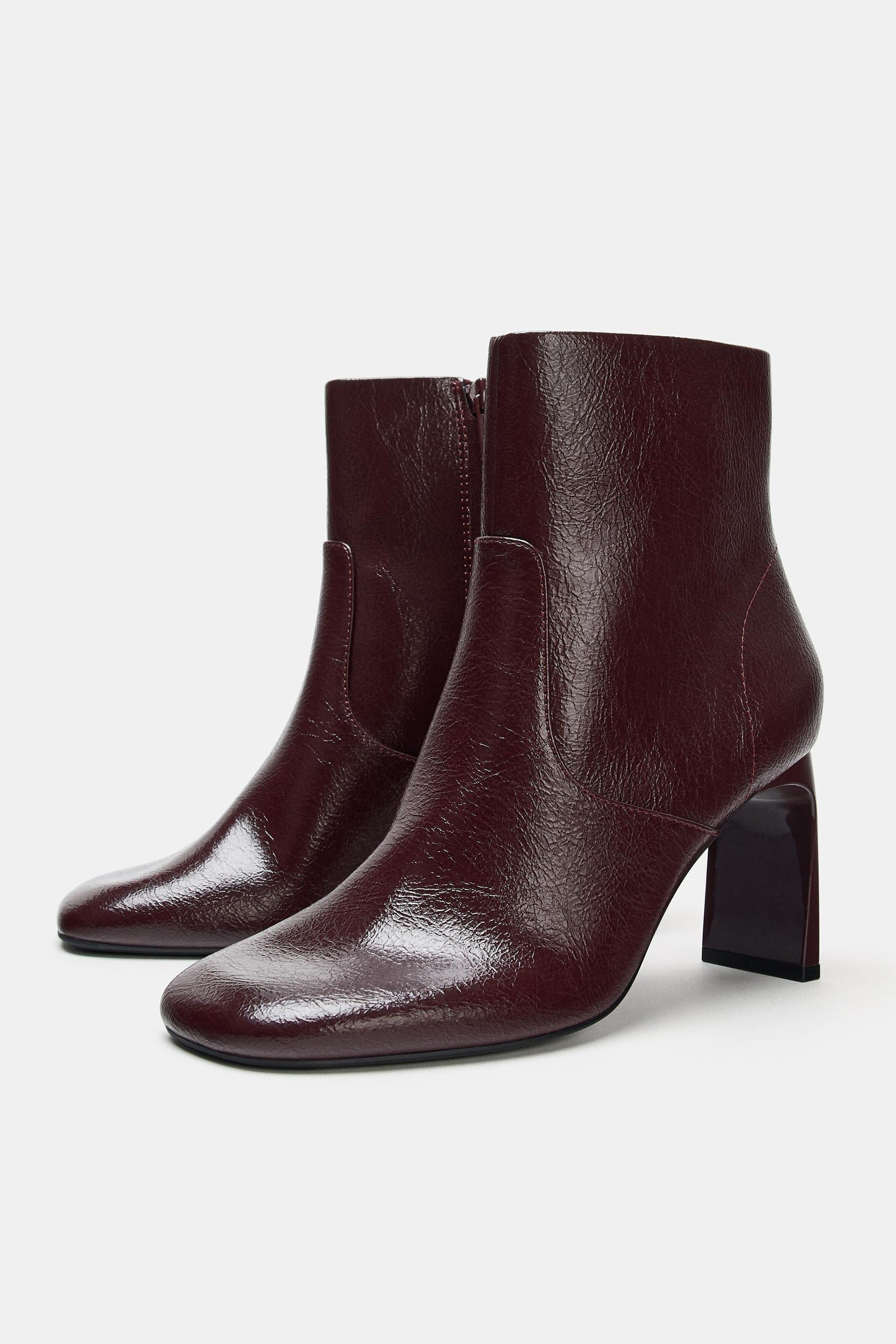 Rounded Toe Ankle Boots
